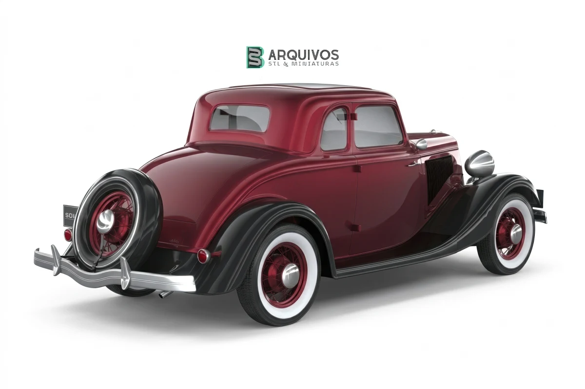 Modelo 3D STL - Ford Coupe 1934 — foto 4